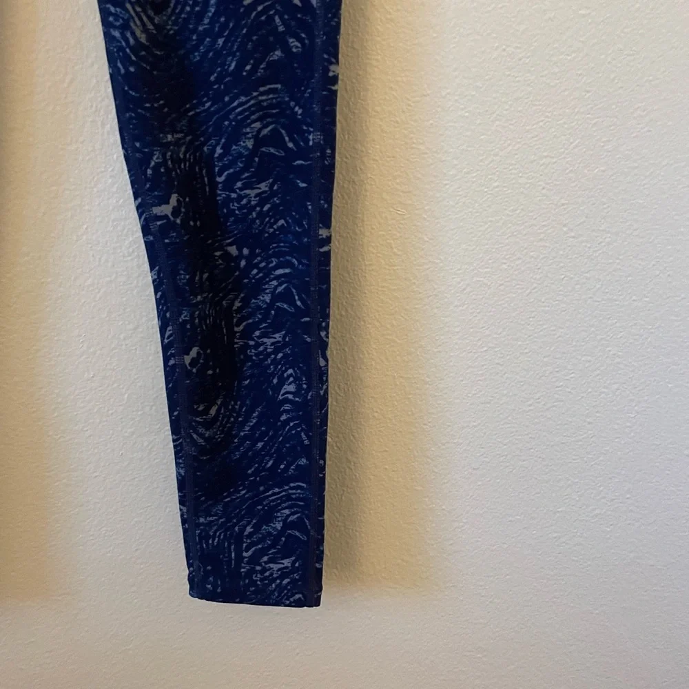 Athleta Chaturanga Zebra Print Full Length Pull On Soft Athletic Leggings Small - Picture 4 of 9